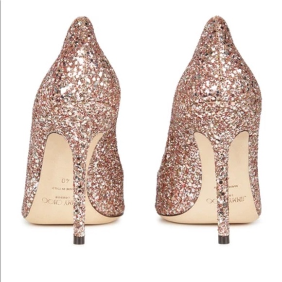 Jimmy Choo Romy 100 in gold- size 40 - Picture 6 of 7